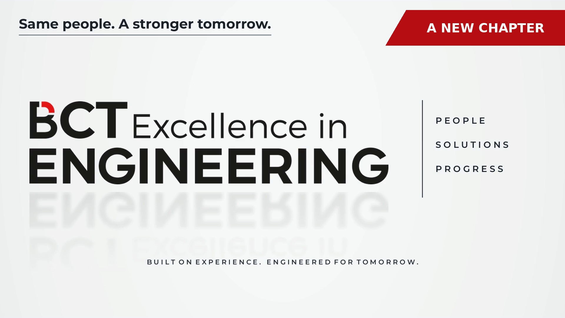 BCT Engineering Introduces Its Updated Visual Identity